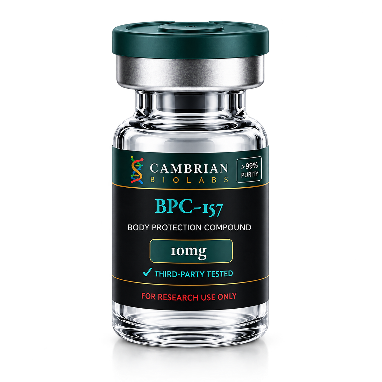Cambrian BioLabs BPC-157 laboratory research vial