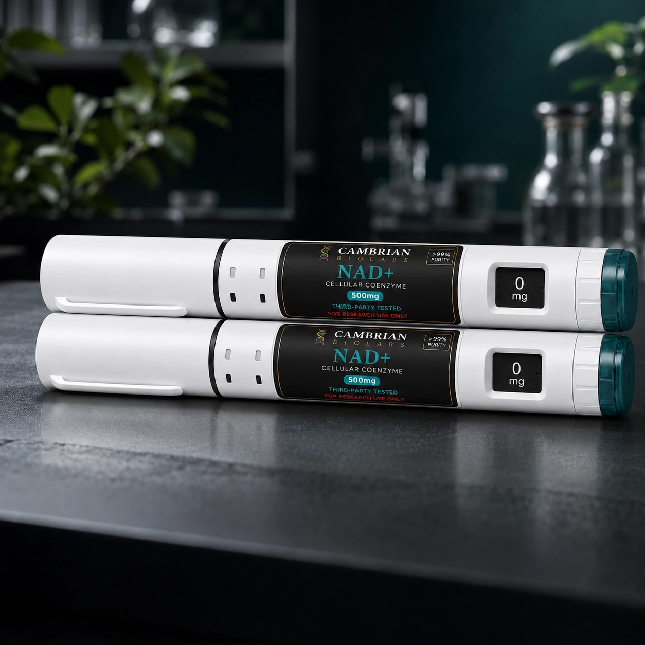 NAD+ Pen Pack 2 × 500mg Cambrian BioLabs Research Pen Pack
